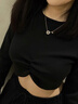 Emporio Armani阿玛尼项链女摩天轮925银项链七夕 礼物送女友 EG3457221 实拍图