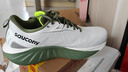 SAUCONY【彭于晏同款】索康尼胜利22专业强缓震跑鞋男厚底跑步鞋运动鞋男 白绿136 46 实拍图