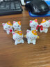 景观摆件可爱招财猫树脂工艺品汽车中控台摆件家居装饰礼品 招财猫 6个一套 实拍图