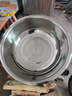 宇太 304不锈钢盆洗菜盆大盆和面盆大洗澡洗衣盆家用洗菜盆脸盆洗脚盆 【304】65cm 实拍图