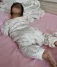 哈尼天空婴儿夹棉连体衣新生儿秋冬外出连身衣宝宝薄棉衣服爬服 花园粉 80cm 实拍图
