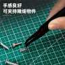 得力（deli）不锈钢弯头镊子精密维修小工具厨房拔毛夹子涂层加硬120mm 实拍图