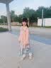 安妮优儿（Anneyol）汉服女童秋款2025新款古风连衣裙女孩唐装儿童超仙古装裙子春秋 粉红色 150 实拍图