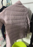 雪中飞男女立领秋羽绒百搭轻薄鸭绒立领修身轻盈隐藏式口袋 X-螺甸紫|6311-女 L 175/96A 实拍图