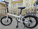 凤凰折叠自行车成人20寸男女式超轻便携变速免安装代驾可放后备箱单车 折叠车-雪山白【免安装/送货上门】 禧玛诺7速 20英寸【推荐身高130-190CM】 禧玛诺7速【正新胎+可放后备箱】 实拍图