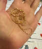 周大生黄金项链足金满天星素链金链子送女友生日礼物 大版45cm/4.3g 实拍图