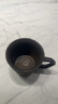 浅野造物  复古粗陶马克杯日式手工切面牛奶杯窑变艺术杯简约陶瓷手冲咖啡杯 黑色（340ml） 实拍图