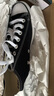 匡威（Converse）男女 Chuck Taylor All Star硫化鞋 101001 42码US8.5码 实拍图