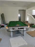 都格台球桌标准型钢库家用斯诺克商用成人球桌子中式黑八室内 9尺 银腿-【高配】-1.0钢库 实拍图
