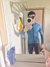 兰帕达骑行裤男短裤公路自行车骑行服春夏季骑行装备专业速干背带裤皓月 黑色-皓月短裤（4H竞技坐垫） M （50-60kg） 实拍图
