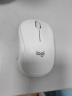 罗技（Logitech）M221 轻音鼠标 无线鼠标 办公鼠标 对称鼠标 带无线微型接收器 米白色 实拍图