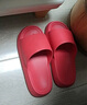 果洛菲踩屎感eva结婚凉拖鞋男女夏季红色喜庆本命年高端陪嫁 红色 44-45 实拍图