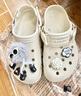 卡骆驰（CROCS）蜗轮洞洞鞋男女同款户外休闲鞋|208776 水泥灰-160 36 /37(220mm) 实拍图