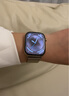 Apple/苹果 Watch Series 10 智能手表GPS+蜂窝款46毫米金色钛金属表壳金色米兰尼斯表带M/L MX043CH/B 实拍图