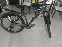 凤凰上海凤凰山地车自行车男士女式学生成人变速宽胎越野公路赛单车 【钢架/全套竞速轴承】三刀浅灰 27.5寸27速【建议168-198cm】 实拍图