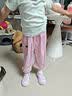 ABC KIDS儿童跑步鞋秋季童鞋女童公主运动鞋老爹鞋休闲鞋子3012紫色30 实拍图
