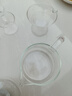 沽咚小茗玻璃茶具整套小茶杯套装泡茶器全装家用喝茶功夫茶具配件带过滤 直把9件套（加大茶壶）-650ml壶 实拍图