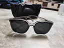 璞韵（PUYUN）偏光太阳镜墨镜男女士大框高清防紫外线学生司机开车眼镜明星同款 黑框（模特款）（礼盒礼袋装） 实拍图