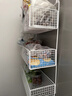 百目源冰箱架侧面边置物收纳架厨房用品多层保鲜膜调料瓶免打孔侧壁挂架 黑色双层大号挂钩【冰箱款】 实拍图