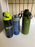 乐基因（nalgene） 吸管杯孕妇水杯热水塑料杯子男女户外便携车载运动健身美国进口 1790-2020蓝色 550ml 实拍图