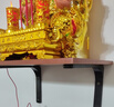 王星和月墙上置物架墙壁一字板挂墙免漆板墙面壁挂书架悬空隔板收纳置物板 胡桃色30*40 实拍图
