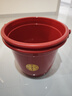 甲东里塑料家用大号红色乔迁新居结婚用品红桶加厚喜桶水桶手提陪嫁米桶 喜庆红小号水桶 实拍图