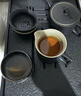 豪峰2025新款黑陶功夫茶具套装家用整套泡茶壶茶杯实木茶盘送伴手礼物 实拍图