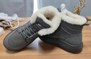 回力（Warrior）官方棉鞋雪地靴女冬季厚底防寒短筒棉靴女加绒保暖靴子女 灰色39 实拍图