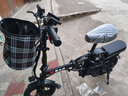 新大洲新国标代驾折叠电动车超长续航 锂电池电瓶助力自行单车轻便迷你小型男女士代步上班用可放后备箱 航空铝顶配-16减震-松下S级10A纯电≤30km 实拍图
