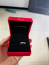 中国黄金蒹葭白露情侣戒指一对纯银对戒生日礼物送女友老婆纪念日 蒹葭白露情侣戒指【京速达】 实拍图