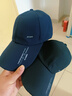 狐狸仙帽子男2024新款春夏季棒球帽遮阳防晒户外鸭舌帽男士运动跑步帽 黑色 实拍图