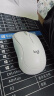 罗技（Logitech）M221 轻音鼠标 无线鼠标 办公鼠标 对称鼠标 带无线微型接收器 米白色 实拍图
