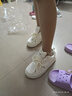 尚芭芙小白鞋女春夏季女鞋2025年新款百搭学生鞋子女休闲板鞋厚底运动鞋 白色 36 (230mm) 实拍图