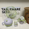taoqibaby宝宝辅食碗婴儿餐具礼盒装儿童学饮吸管杯围兜组套五件套送礼 实拍图