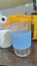 Glasslock耐热加厚玻璃杯钢化玻璃水杯进口杯子茶杯牛奶杯 橙色(无提绳)500ml 实拍图