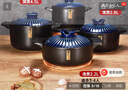 美厨（maxcook）陶瓷煲砂锅 汤锅炖锅养生煲 手工彩釉耐干烧 2.8L蓝MCTC3293 实拍图