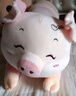悦动绒小猪猪玩偶毛绒玩具女孩陪睡觉抱枕儿童布娃娃公仔生日礼物女生友 眯眼比心猪（开心每一天） 1.4m ~1.5m 实拍图