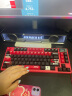 微星（MSI）GK600 W 方程式 蓝牙/2.4G/有线三模 gasket客制化 RGB炫光 83键 电竞游戏办公键盘 红黑 实拍图
