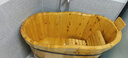川池（CC） 木桶浴桶沐浴桶 洗澡泡澡桶香柏木沐浴盆加厚美容院专柜 1米1长+头靠+坐靠+阀+管+误差 2cm 实拍图