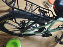 凤凰（Phoenix） 上海凤凰山地自行车成人男士女式学生变速宽胎越野赛车公路单车 铝架十刀轮绿【95%免安装】 26寸30速【全轴承+礼包】 实拍图