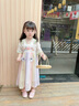 迪士尼童装汉服女童连衣裙夏季公主裙儿童裙子中国风古装襦裙六一表演服 花朵流苏粉色 100 尺码2~3岁【 90-100cm】cm 实拍图