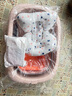 世纪宝贝（babyhood）儿童洗澡桶婴幼儿浴桶宝宝新生儿游泳泡澡桶小孩可折叠浴缸洗澡盆 【升级款】阳光橙+浴垫(赠礼包) 实拍图