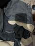 南极人男士睡衣男秋冬加绒加厚开衫法兰绒家居服可外穿家居服套装灰L 实拍图