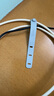 公牛（BULL）MFi认证苹果快充线硅胶亲肤 适用iphone14/13手机iPad/20W/30W充电器Type-C苹果数据线 香草白 实拍图
