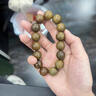 戚小米保真绿檀手串男款盘玩佛珠檀木质手链女男士文玩檀香盘串木把件 绿檀木手串12mm【适合男生】 实拍图