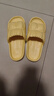踩屎感拖鞋女夏天外穿家用防滑情侣厚底夏季凉拖男浴室内家居洗澡 黄色-花瓣 35-36 鞋码36-37建议35-36脚 实拍图