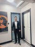 罗蒙西服套装男士商务修身西装男职业正装小西服新郎伴郎结婚礼服外套 藏青两粒扣 西服+西裤 L (175) （适合120-140斤） 实拍图