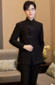 声猴春秋唐装男士中国风西服套装中山装立领婚礼礼服新中式西装外套男 西服外套+黑短袖+黑西裤 XL 晒单实拍图