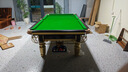 都格台球桌标准型钢库家用斯诺克商用成人球桌子中式黑八室内 9尺 银腿-【鼎配】-1.2钢库 实拍图