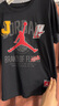 JordanNIKE耐克童装男女童短袖T恤JORDAN夏季儿童上衣 正黑色 150(M)  实拍图